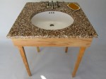Amber Glass Vanity