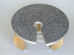Keyhole Terrazzo Table